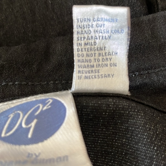 DG2 by Diane Gilman Black Denim Snap-closure Jacket - Picture 9 of 9